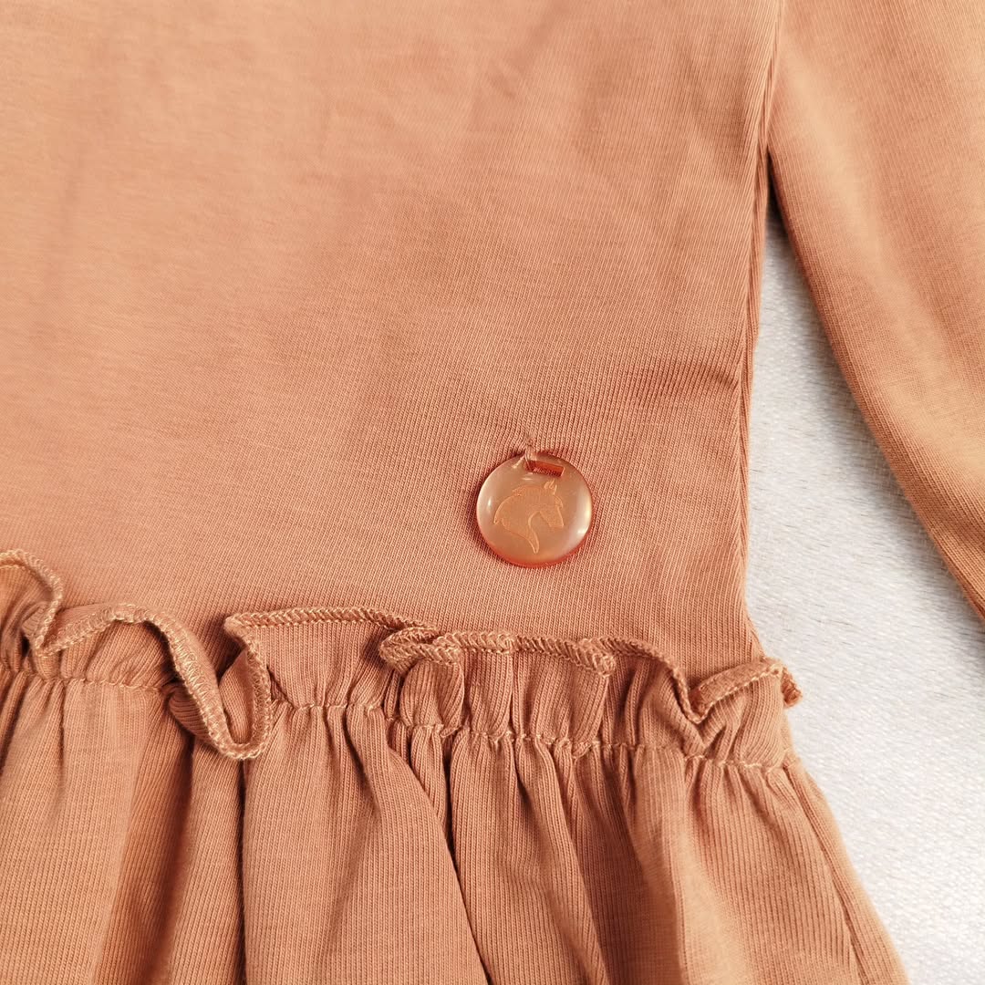 پیراهن مجلسی دامن چین دار بچگانه