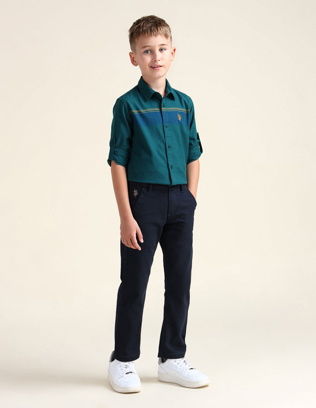 تنخور شلوار کتان پسرانه us polo assn