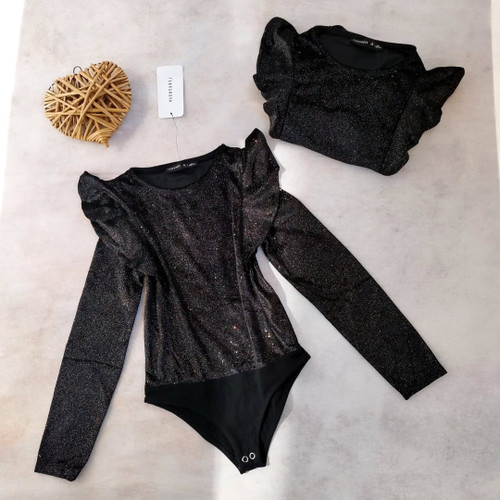 بادی مجلسی دخترانه برند futurino طرح لمه