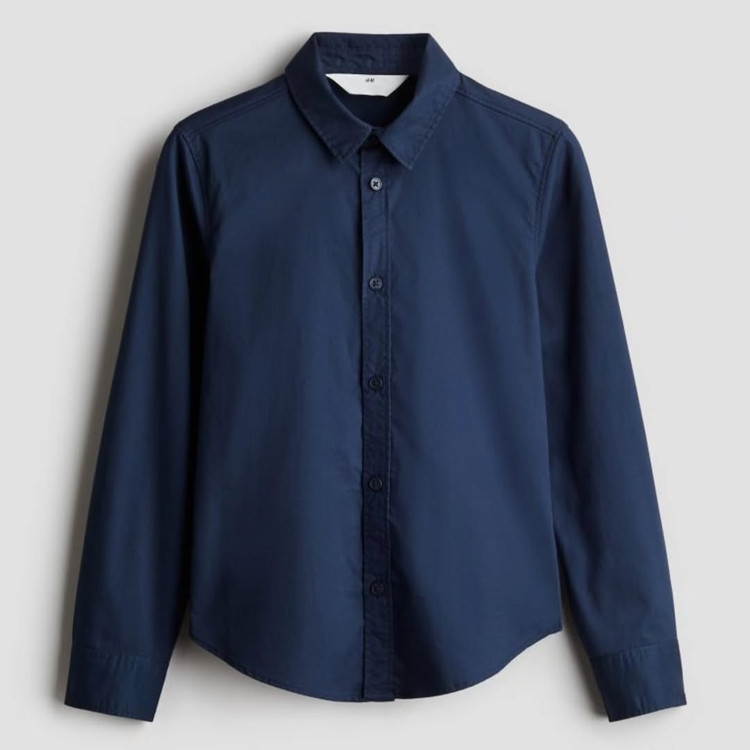 پیراهن پسرانه سورمه ای برند H&M