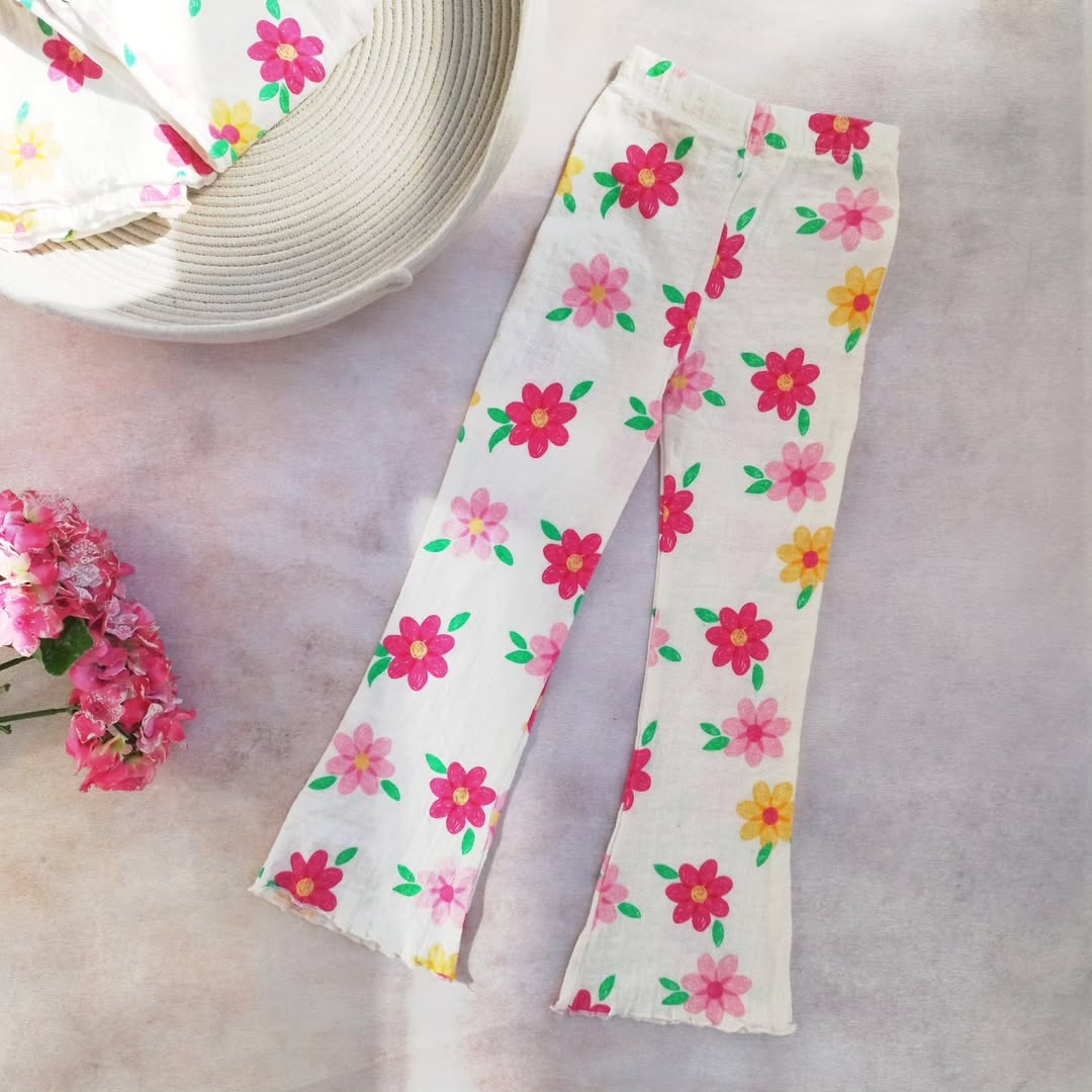 شلوار دخترانه juniors طرح گلگلی