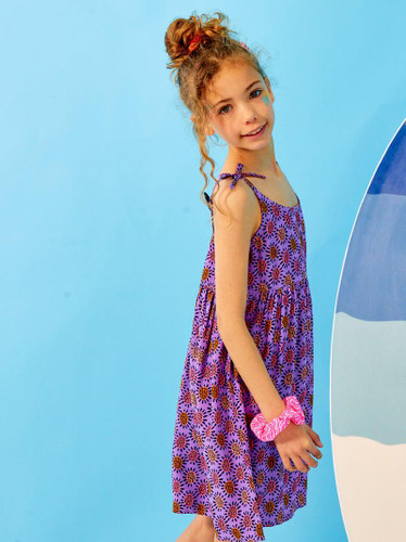 تنخور پیراهن دخترانه kiabi