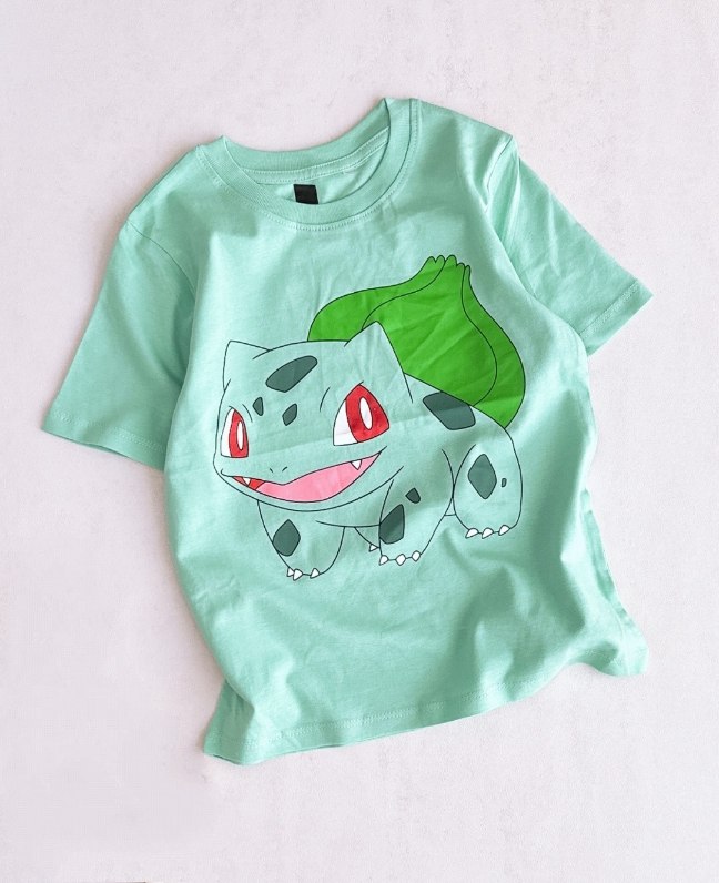 تیشرت پسرانه H&M پوکمون سبز