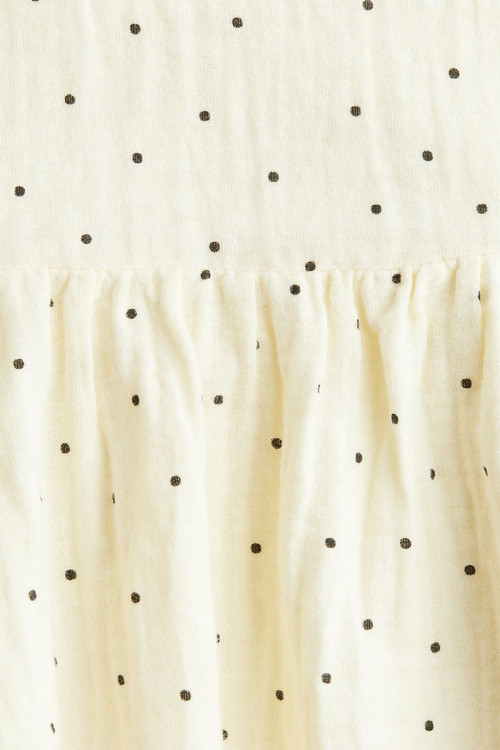 طرح خال خال پیراهن بچگانه