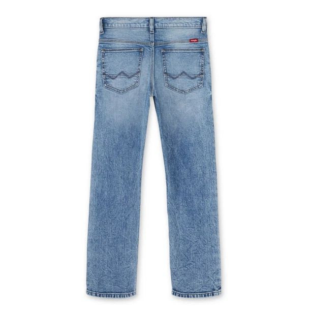 شلوار جین پسرانه Wrangler رنگ آبی سنگشور*ایراد دار*